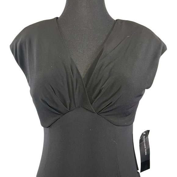 Jones New York Womens Size 6 Sleeveless Black Maxi Dress NWT - Picture 5 of 10